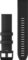 GARMIN QuickFit, horlogepolsband van siliconen, 22mm, Zwart Geschikt voor Fenix 5/6/7 , Approach S60/S62, Instinct 2, Descent Mk2, D2 Delta - thumbnail