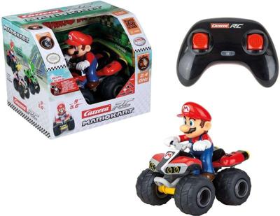 Mario Quad afstandsbedieningsauto, 2,4 GHz, schaal 1:20, CARRERA Mario Kart, vanaf 6 jaar
