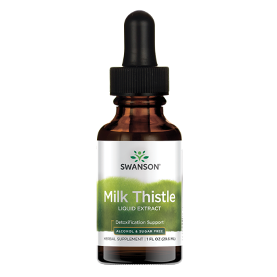 Milk Thistle Liquid Extract | Swanson | 29.6ml Milk Thistle Liquid Extract | Swanson | 29.6ml