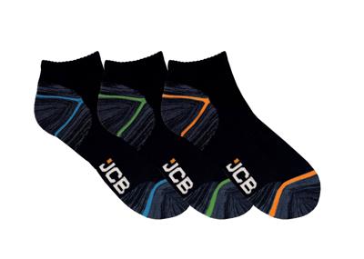 JCB Korte Werksokken | Heren | Maat 39-43 | 3 paar - JCBX206
