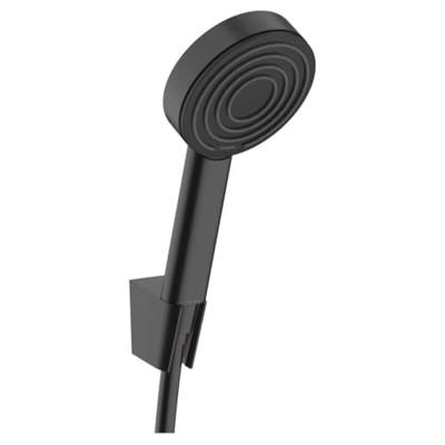 Hansgrohe Handdouche set Pulsify S Porter Set 105 1 Jet Met Doucheslang 125 cm Mat Zwart Hansgrohe Handdouche set Pulsify S Porter Set 105 1 Jet Met Doucheslang 125 cm Mat Zwart