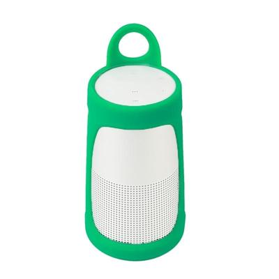 Draagbare silica gel Bluetooth Speaker beschermhoes voor BOSE SoundLink revolve + (mintgroen)