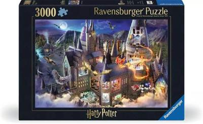 Ravensburger puzzel 3000 stukjes hogwarts castle cutaway
