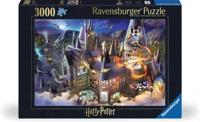 Ravensburger puzzel 3000 stukjes hogwarts castle cutaway - thumbnail