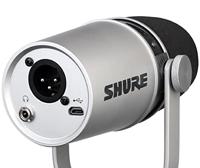 Shure MV7 Zilver Microfoon voor studio's - thumbnail