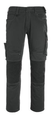 Mascot werkbroek - Mannheim 12779 - met kniezakken - zwart - maat 82C48