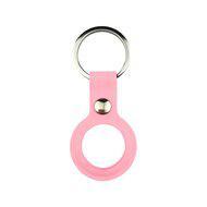 AirTag case liquid series - siliconen hoesje met ring - roze - thumbnail