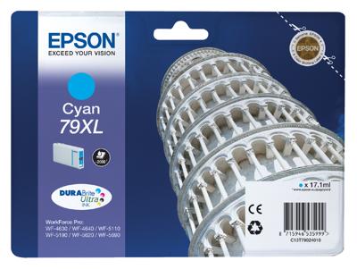 Epson Inktcartridge 79XL Origineel Cyaan C13T79024010 Epson Inktcartridge 79XL Origineel Cyaan C13T79024010