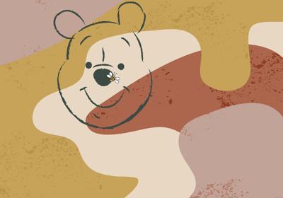 Komar Into Adventure Fotobehang Disney - Winnie the Pooh - Bee - IADX8-049