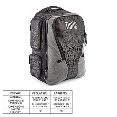 3 Legged Thing Toxic Valkyrie Camera Backpack M Water Resistant "Frog" Pocket Onyx 3 Legged Thing Toxic Valkyrie Camera Backpack M Water Resistant "Frog" Pocket Onyx