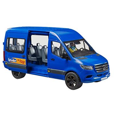 bruder Mercedes-Benz Sprinter Transfer met bestuurder modelvoertuig - thumbnail
