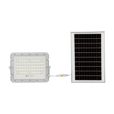 V-TAC VT-120W 7844 LED-schijnwerper, Zonne-energiemodule 15 W Neutraalwit Wit