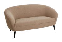 Light & Living 2-zits Bank 'Almond' Teddy, kleur Zand - thumbnail