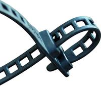 HellermannTyton 115-11269 SRT26011 Kabelbinder 260 mm 11 mm Zwart Hersluitbaar, Zeer flexibel, Met terughaaloog 1 stuk(s) - thumbnail