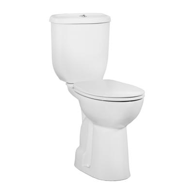 Toiletpot Staand BWS Mala Verhoogd Met Bidet Onder Aansluiting Wit