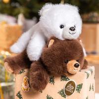 Zachte knuffelbeer Floppy Choopy Brown - GIPSY TOYS - 22 cm - Bruin - thumbnail