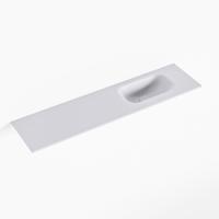 MONDIAZ EDEN Cale solid surface inleg wastafel voor toiletmeubel 90cm. Positie wasbak rechts - thumbnail