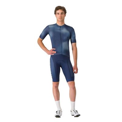Castelli vortice jersey fietsshirt korte mouw blauw heren XL