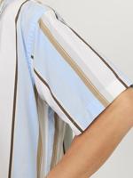 J&j Premium Jprblapalma Resort Shirt S/s Sn 12252948 Overhemd Palace Blue Relaxed Fit - thumbnail