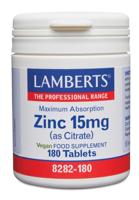 Lamberts Zink citraat 15mg 180 Tabletten - thumbnail