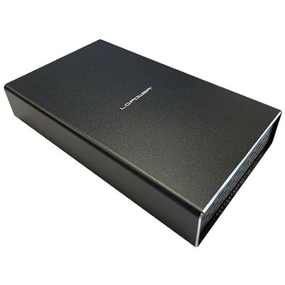 LC-Power LC-DOCK-C-35-M2 behuizing voor opslagstations HDD-/SSD-behuizing Zwart 3.5
