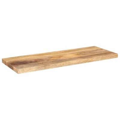 Tafelblad rechthoekig 80x40x2,5 cm massief mangohout