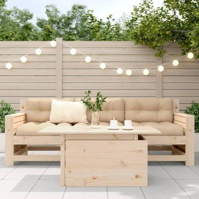 Tuintafel 100x50x75 cm massief grenenhout