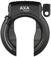 Axa Ringslot defender retractable met uitneembare sleutel - zwart - thumbnail