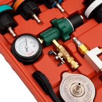 VidaXL Druktester voor koelsysteem 52x40,5x9,5 cm rood - thumbnail