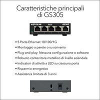 Switch Netgear GS305-300PES 10 Gbps - thumbnail