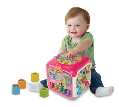 VTech Baby activiteiten kubus - roze - thumbnail