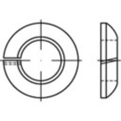 TOOLCRAFT 147236 Veerring Binnendiameter: 14.5 mm DIN 74361 Verenstaal Galvanisch verzinkt 100 stuk(s)