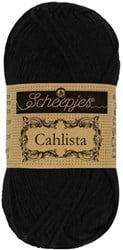 Scheepjes Cahlista 50g - 110 Jet Black - Haakgaren / Breigaren