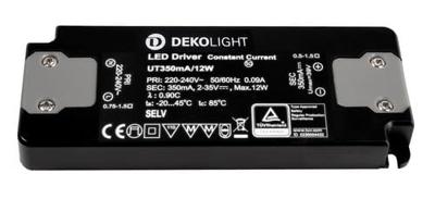 Deko Light FLAT, CC, UT350mA/12W LED-driver Constante stroomsterkte 12 W 350 mA 2 - 35 V 1 stuk(s)