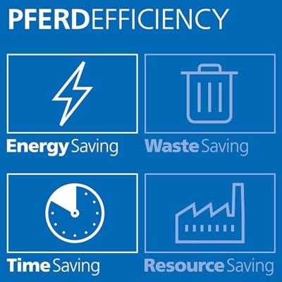 PFERD TOOLS PSF ALU+STONE 61819015 Doorslijpschijf recht 125 mm 10 stuk(s) Aluminium, Non-ferrometaal