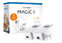 Devolo Magic 2 LAN Starter Kit 2400 Mbit/s Ethernet LAN Wit 2 stuk(s) - thumbnail