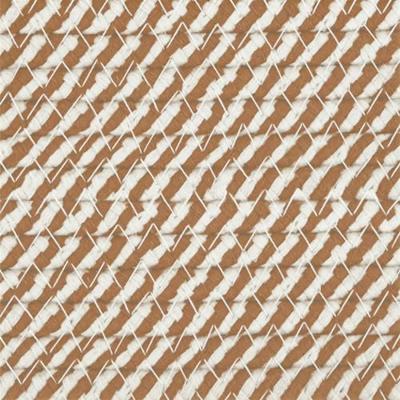 VidaXL Opbergmand ø 51x33 cm katoen bruin en wit