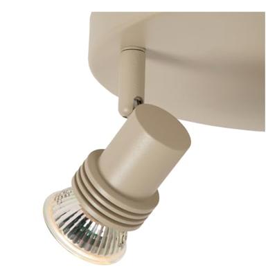 Lucide KIANTI - Plafondspot - Ø 21 cm - 3xGU10 - Taupe