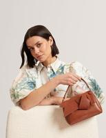 Ted Baker Ssansa Knot Bow Mini Top Handle Bag -Tan - thumbnail