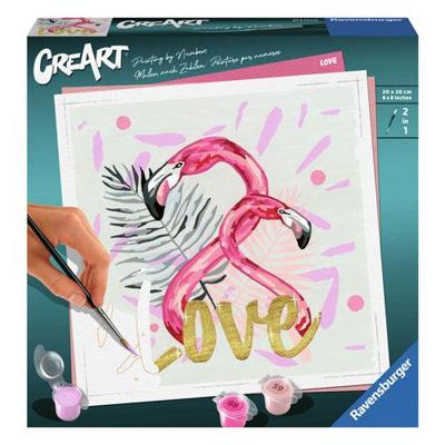 Ravensburger Schilderen Op Nummer Ravensburger creart schilderen op nummer - love