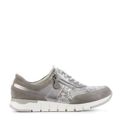 Waldlaufer 908009 comfort suède veterschoenen grijs