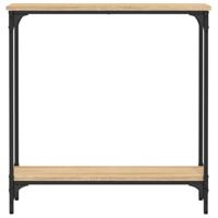 Wandtafel 75x22,5x75 cm bewerkt hout sonoma eikenkleurig - thumbnail