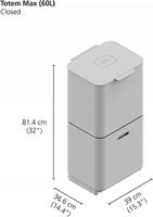 Joseph Joseph Intelligent Waste Afvalemmer Totem Max 60 Liter (30+30 Liter) - thumbnail