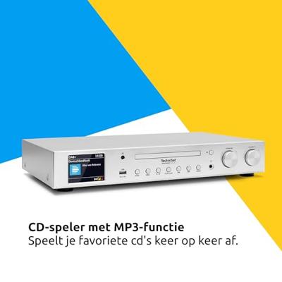 TechniSat Digitradio 143CD (V3) Hybride radio Zilver - thumbnail