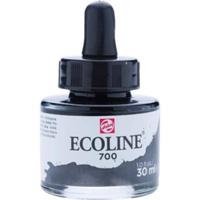 Talens Ecoline waterverf flacon van 30 ml, zwart - thumbnail