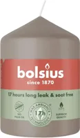 Bolsius stompkaars essentials 5.8x8cm light taupe - thumbnail