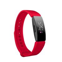 Slimme horloge snap bevestiger polsband horlogeband voor Fitbit Inspire HR (rood) - thumbnail