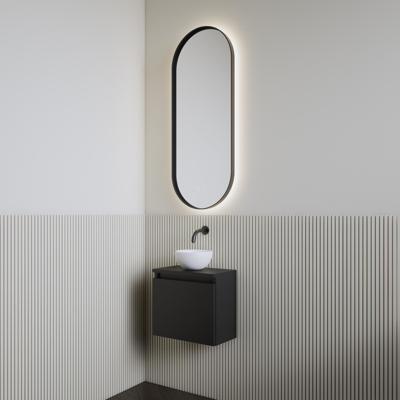 Fonteinset | BWS Leto | Mat Zwart | Waskom Mat Wit