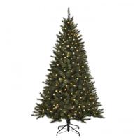 black box kunstkerstboom Toronto met ledverlichting h155 x d102cm - thumbnail