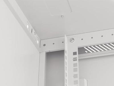 Lanberg WF01-6618-10S rack 18U Wandrek Grijs Lanberg WF01-6618-10S rack 18U Wandrek Grijs